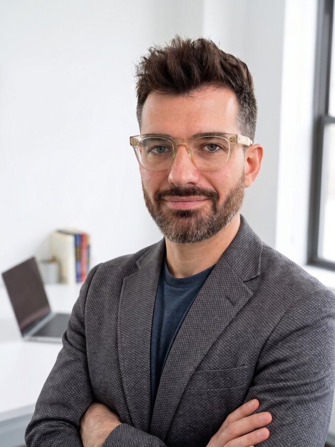 This headshot was AI generated from multiple real at-home headshots This headshot was AI generated from multiple real at-home headshots